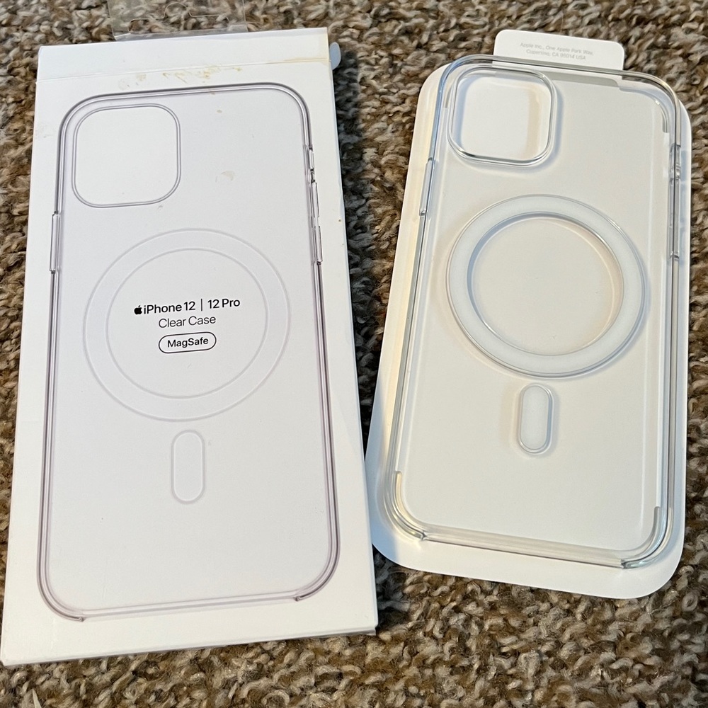 Apple brand iPhone 12 Pro MagSafe clear case